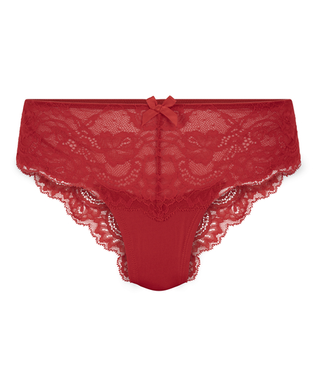 Slip brésilien Teddy, Rouge