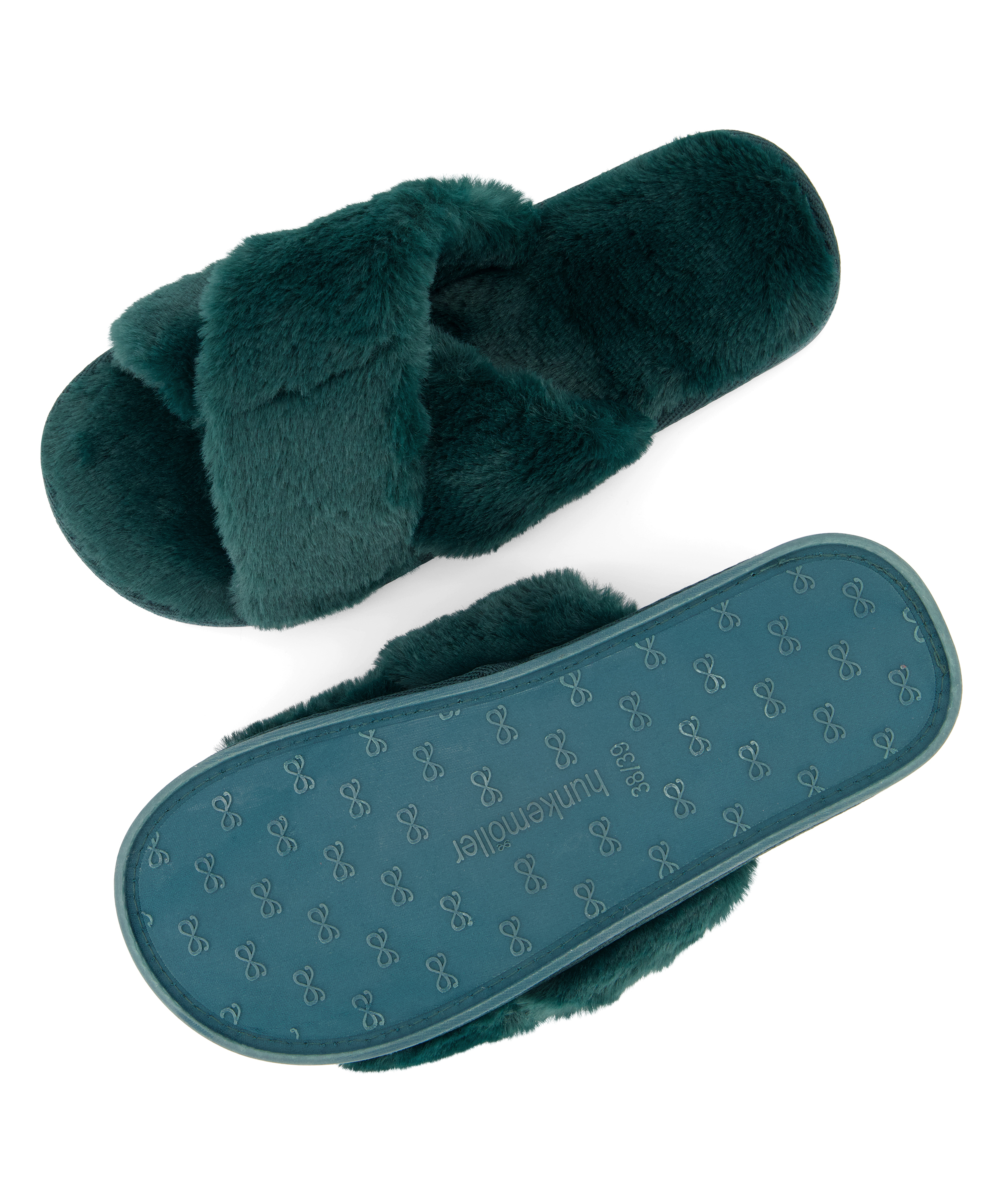 Chaussons Lia, Vert, main