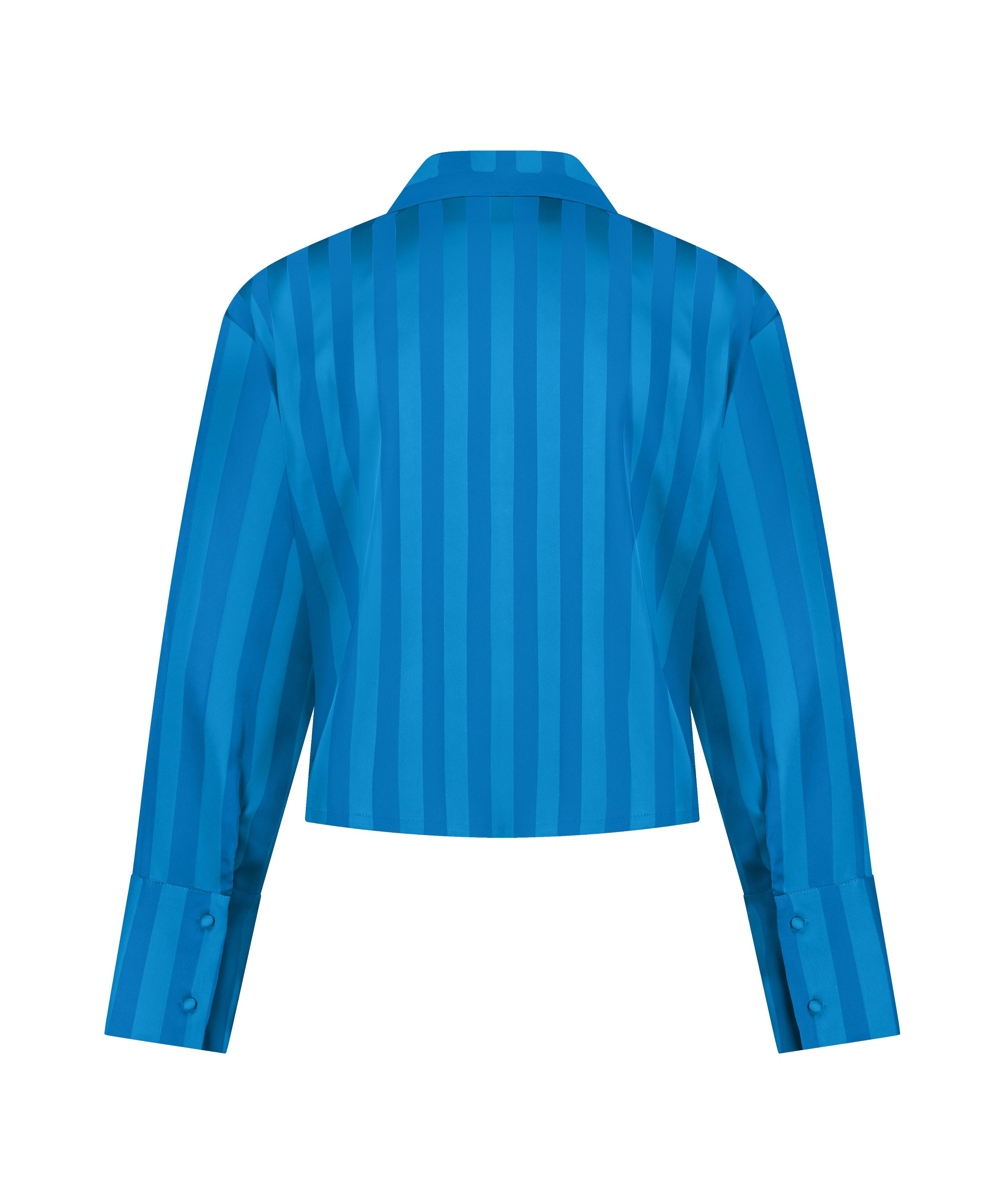 Veste à manches longues Satin, Bleu, main