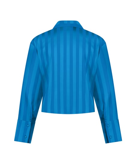 Veste à manches longues Satin, Bleu