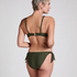 Haut de bikini triangle Luna, Vert