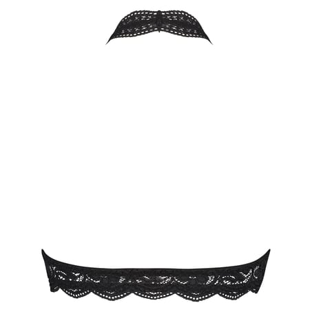 Brassière Halter Lace, Noir