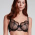Soutien-gorge à armatures non-préformé Ruby, Noir