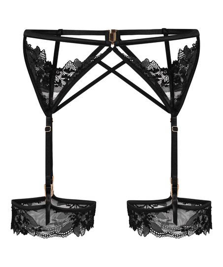 Porte-jarretelles Amari, Noir