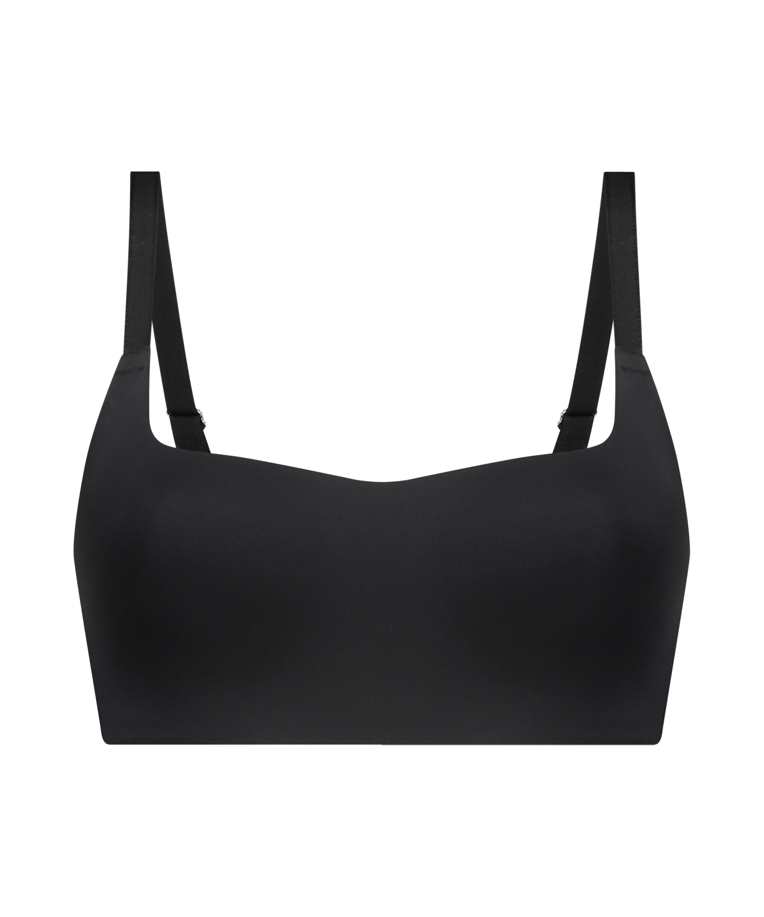 Soutien-gorge sans armatures préformé, Noir, main