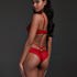 Slip brésilien ouvert Sosha, Rouge