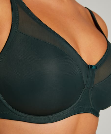 Soutien-gorge &agrave; armatures non-pr&eacute;form&eacute; minimiseur Nina, Vert