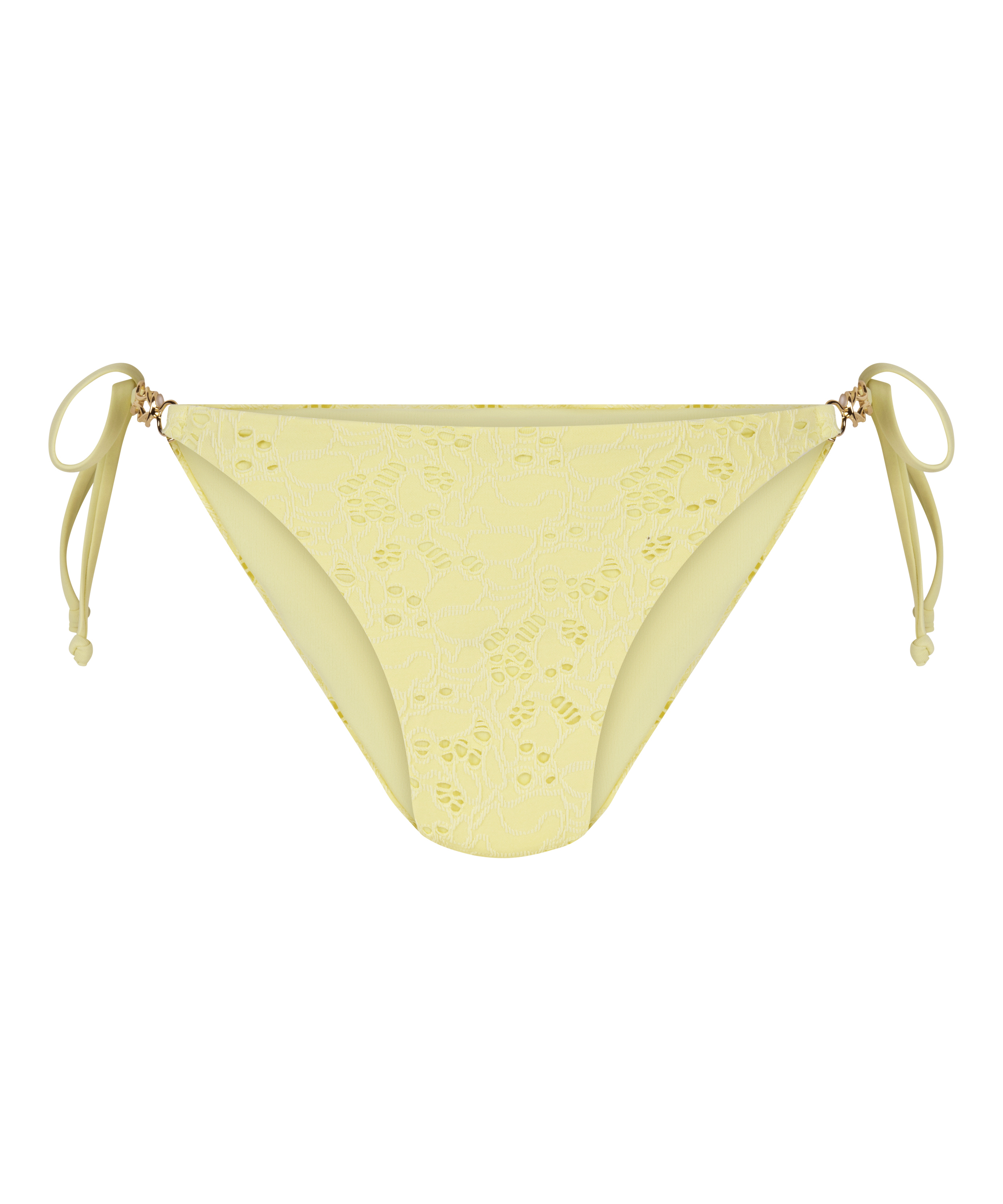 Bas de maillot de bain Crochet, Jaune, main