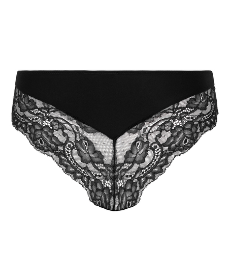 Slip brésilien Teddy, Noir