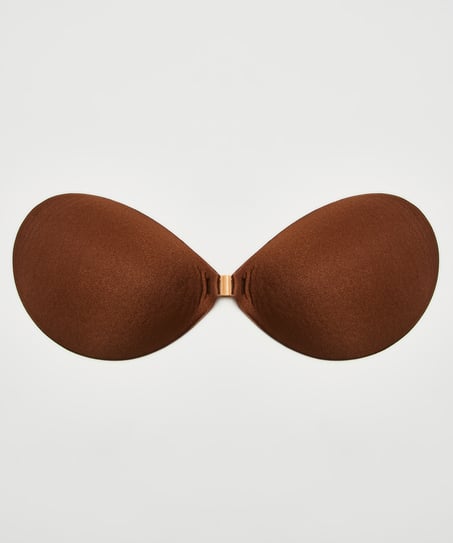 Soutien-gorge adhésif, Marron