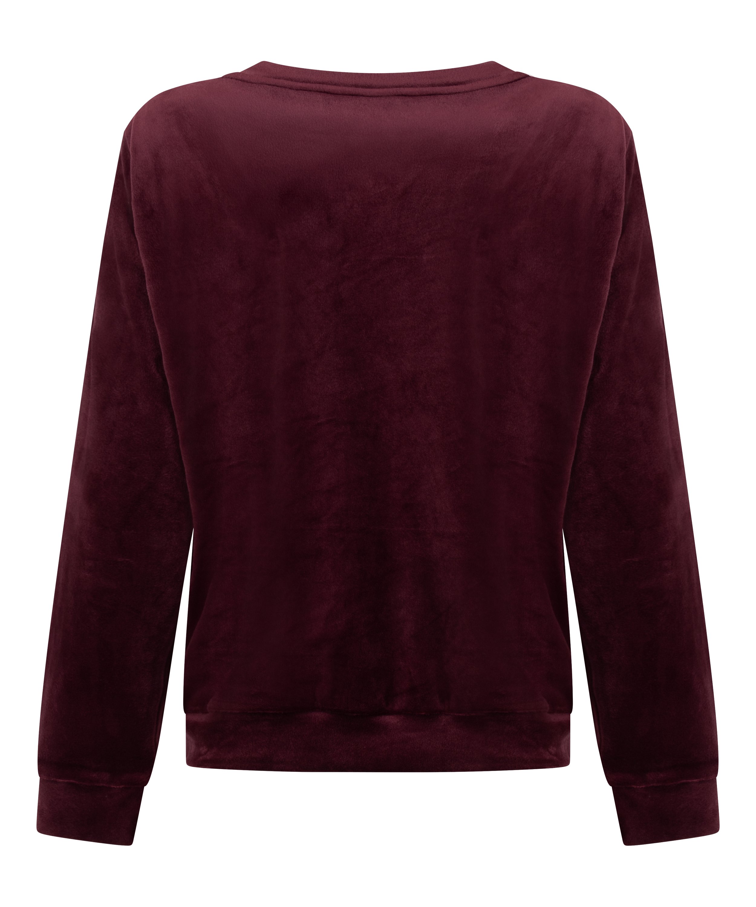 Top Velours, Rouge, main