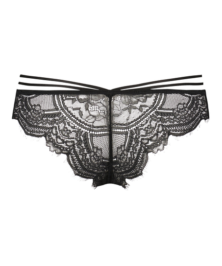 Slip br&eacute;silien Sian, Noir