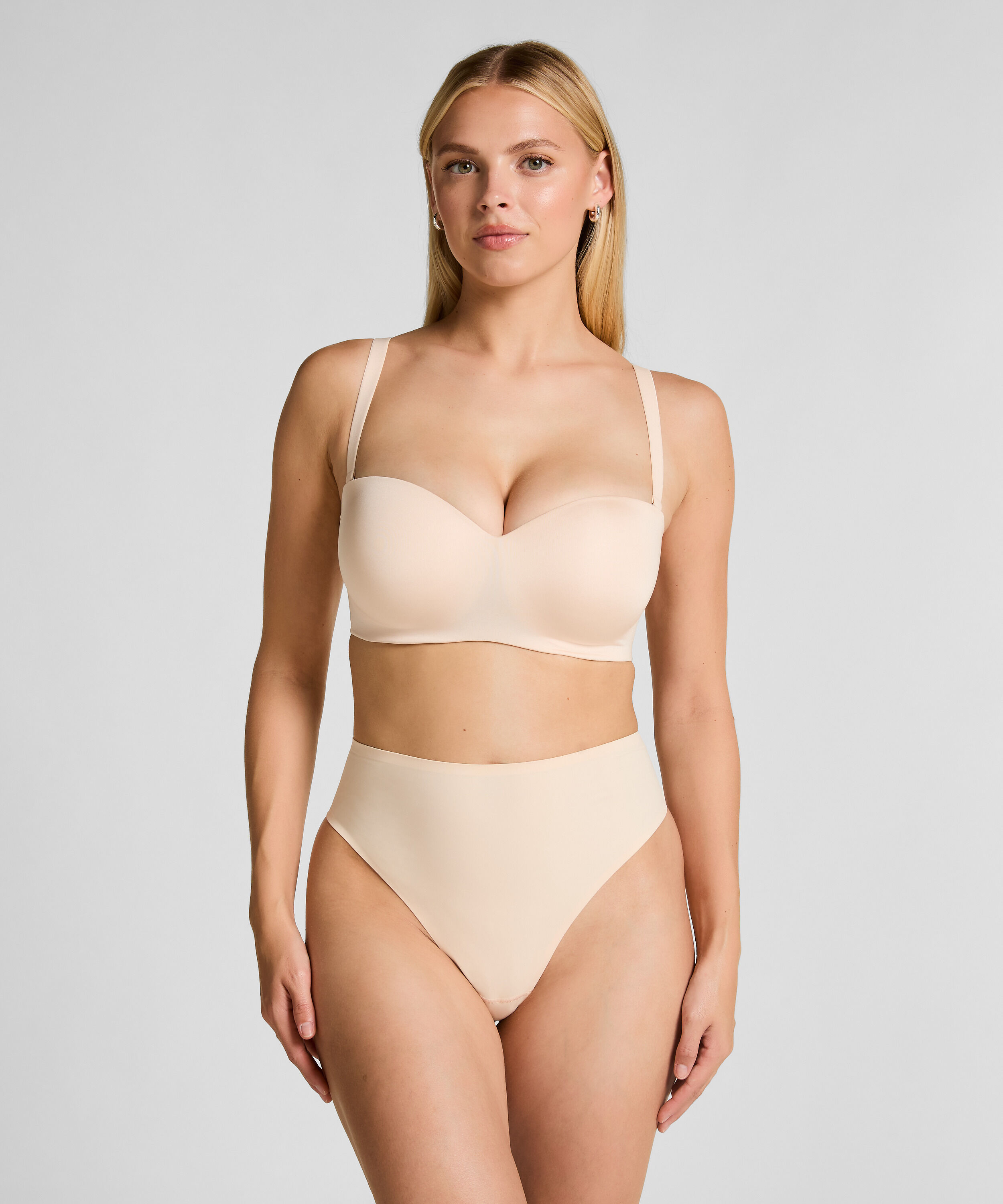 Soutien-gorge push-up sans bretelles à armatures préformé Smooth