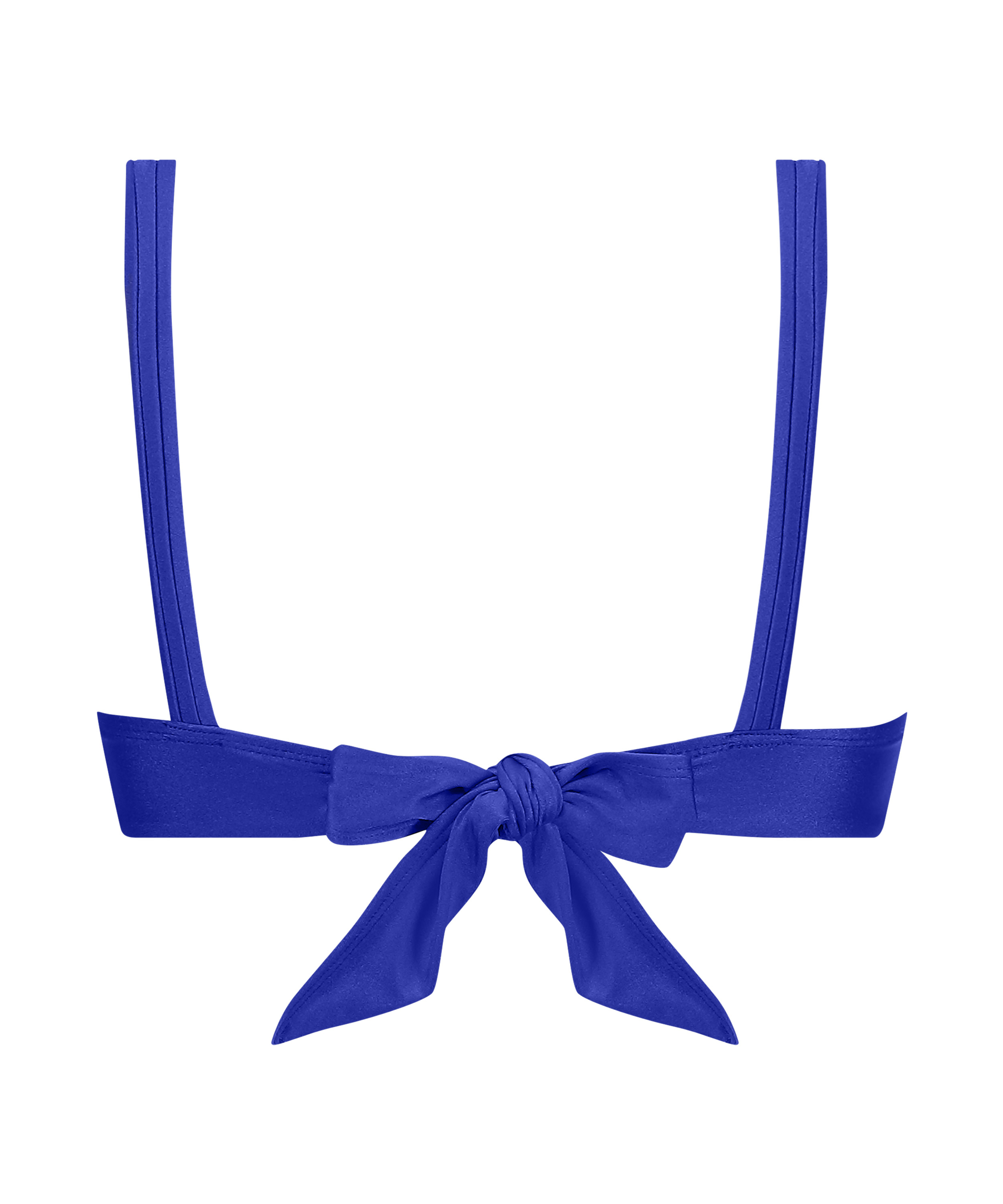 Haut de bikini triangle Santorini, Bleu, main