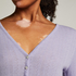Haut de pyjama Henley, Violet