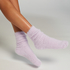 Chaussettes Duveteuses, Violet