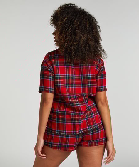 Pyjama set Twill, Rouge