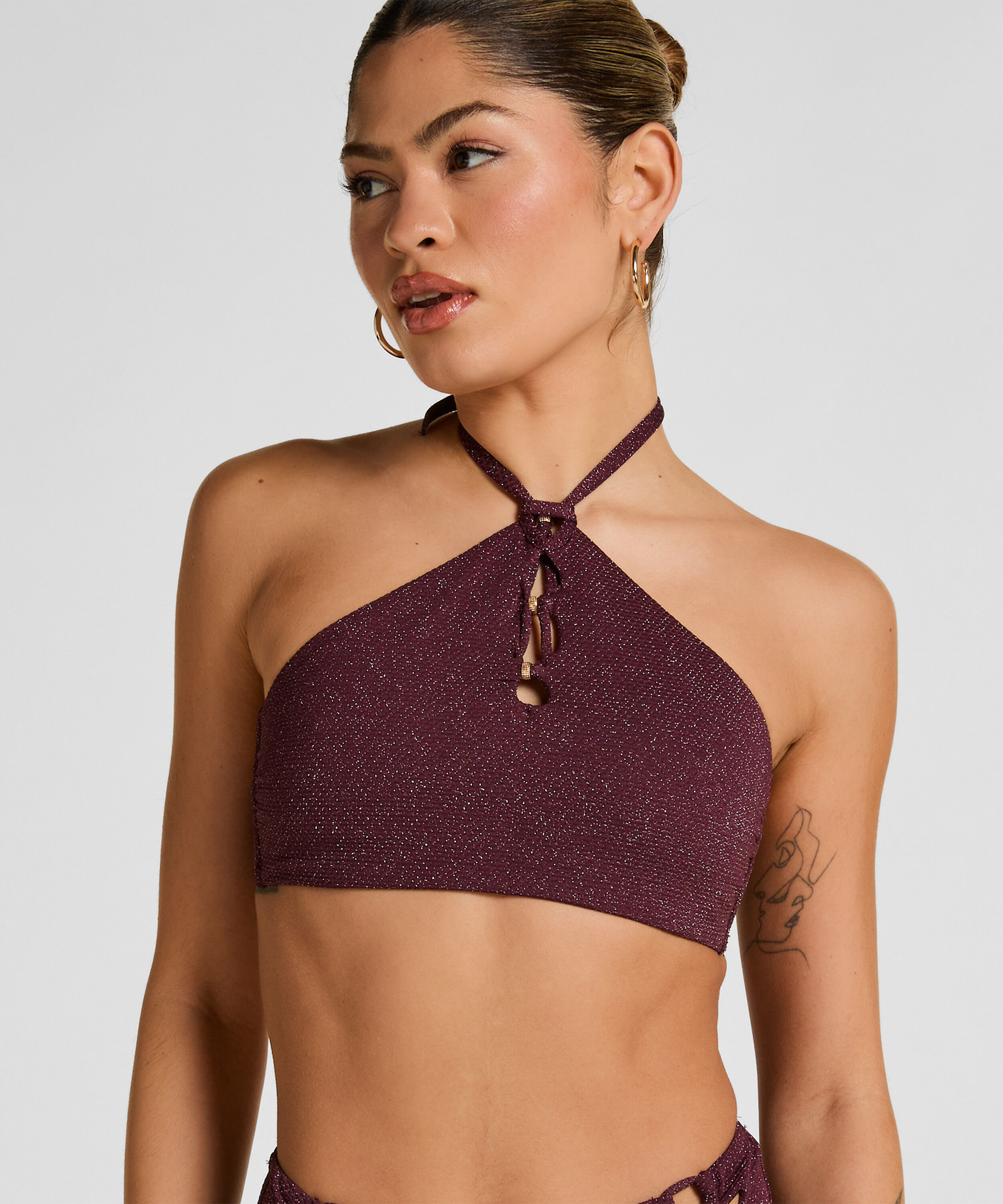Haut de Bikini Panama, Violet Haut de Bikini Panama, Violet