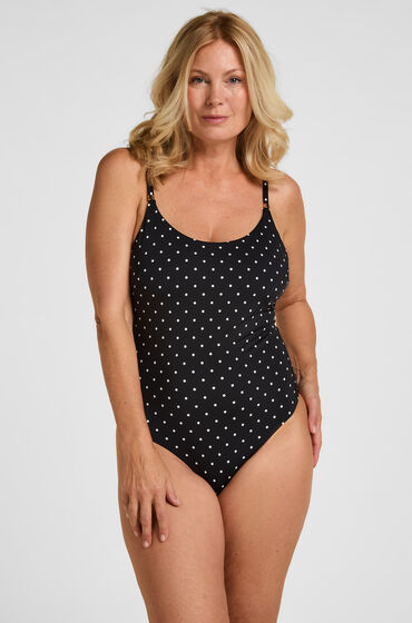 Hunkemöller Maillot de Bain Luxe à Pois Noir