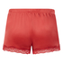 Short velours dentelle, Rouge