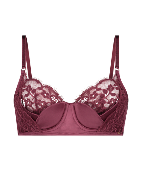 Soutien-gorge bustier préformé Poppy, Rouge