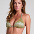 Haut de bikini triangle Cali, Vert