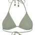 Haut de bikini triangle Giselle, Vert