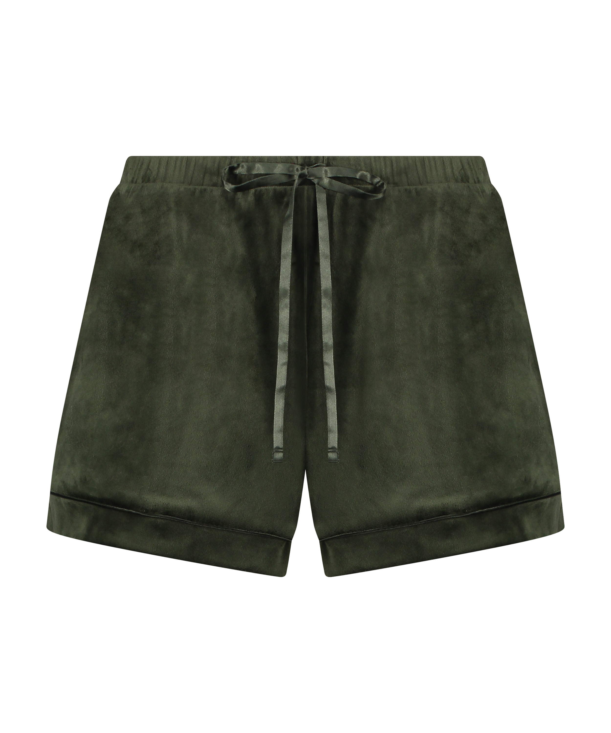 Short velours, Vert, main