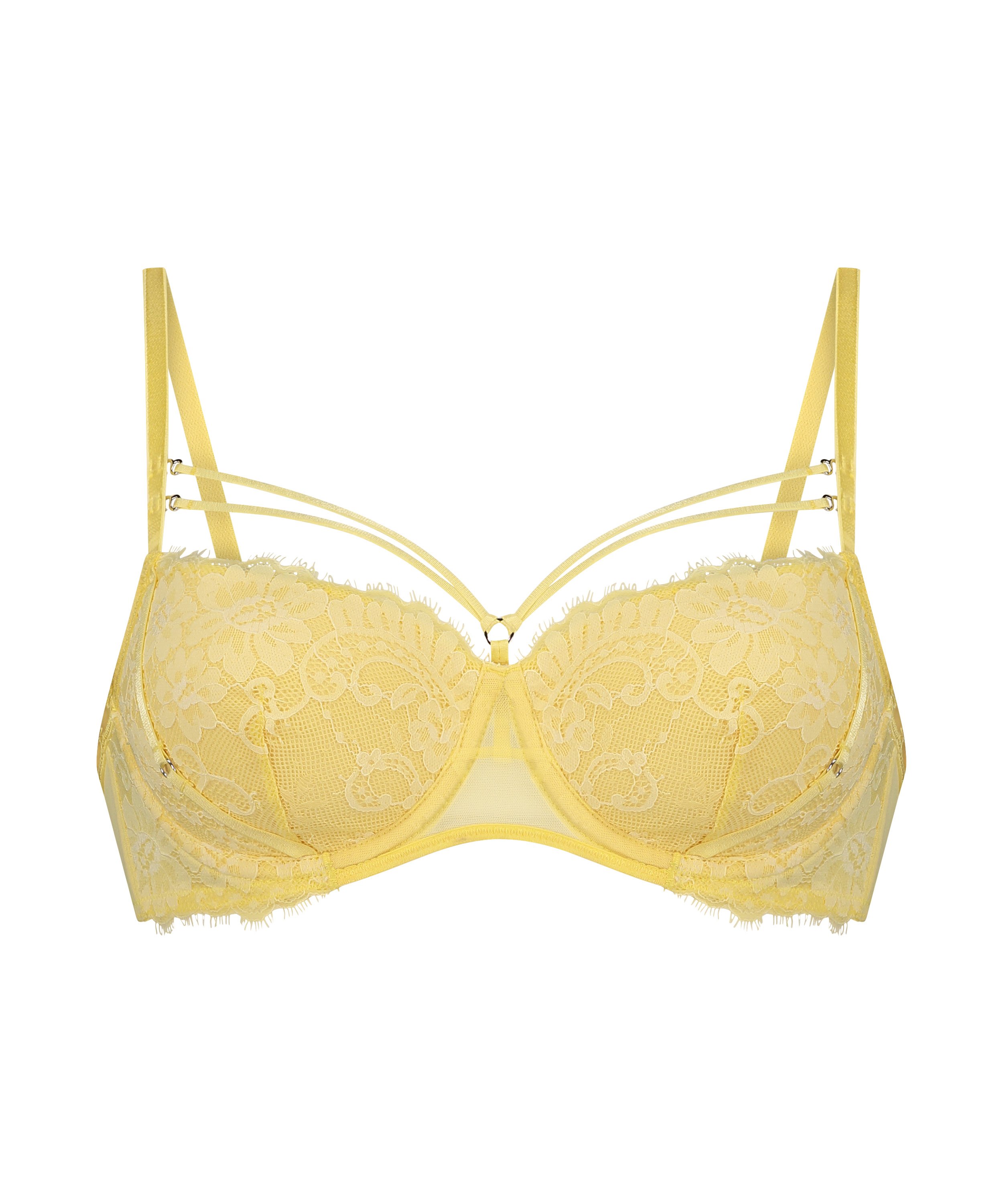 Soutien-gorge à armatures préformé Lidia, Jaune, main