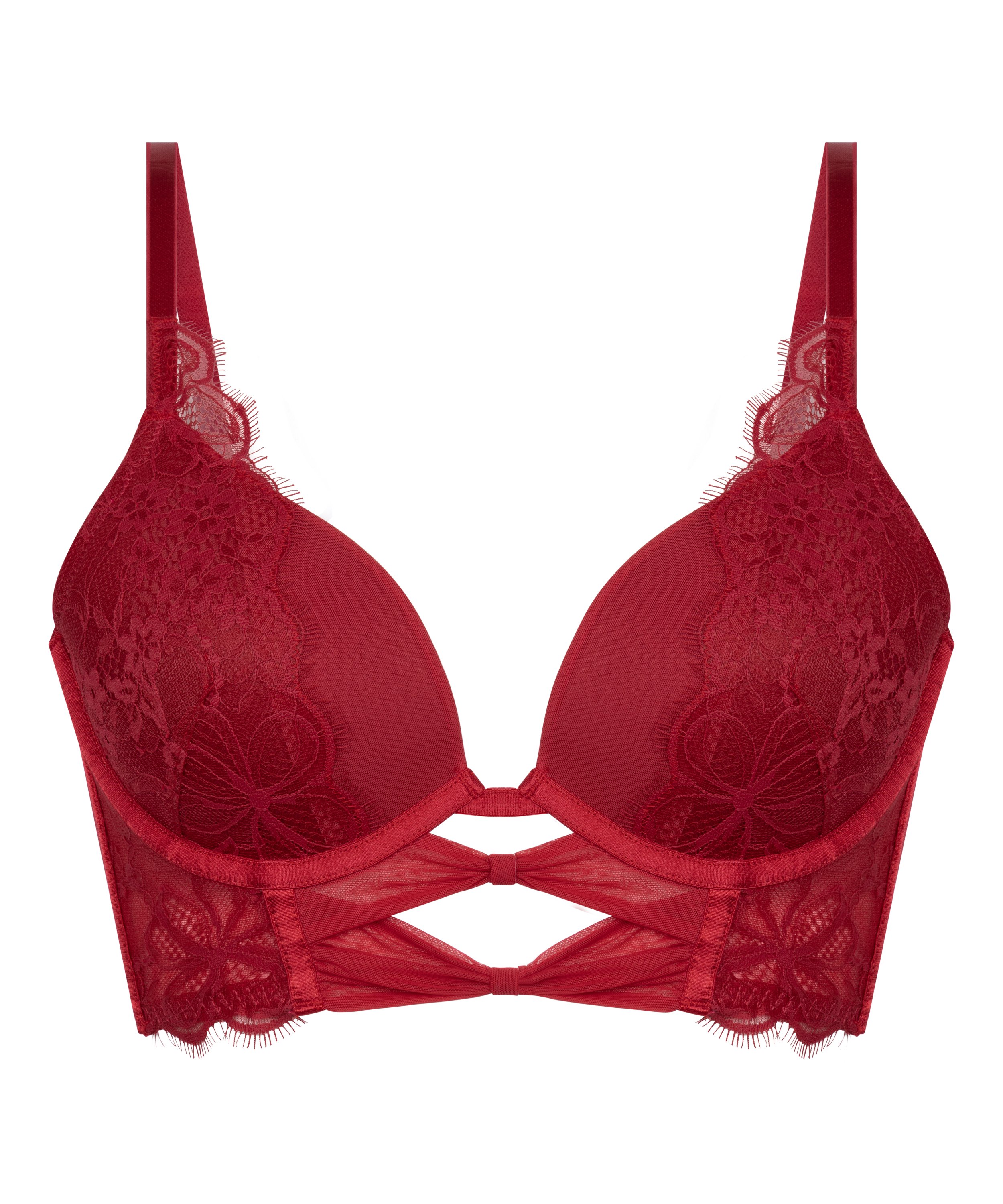 Soutien-gorge push-up Longline Marianna, Rouge, main
