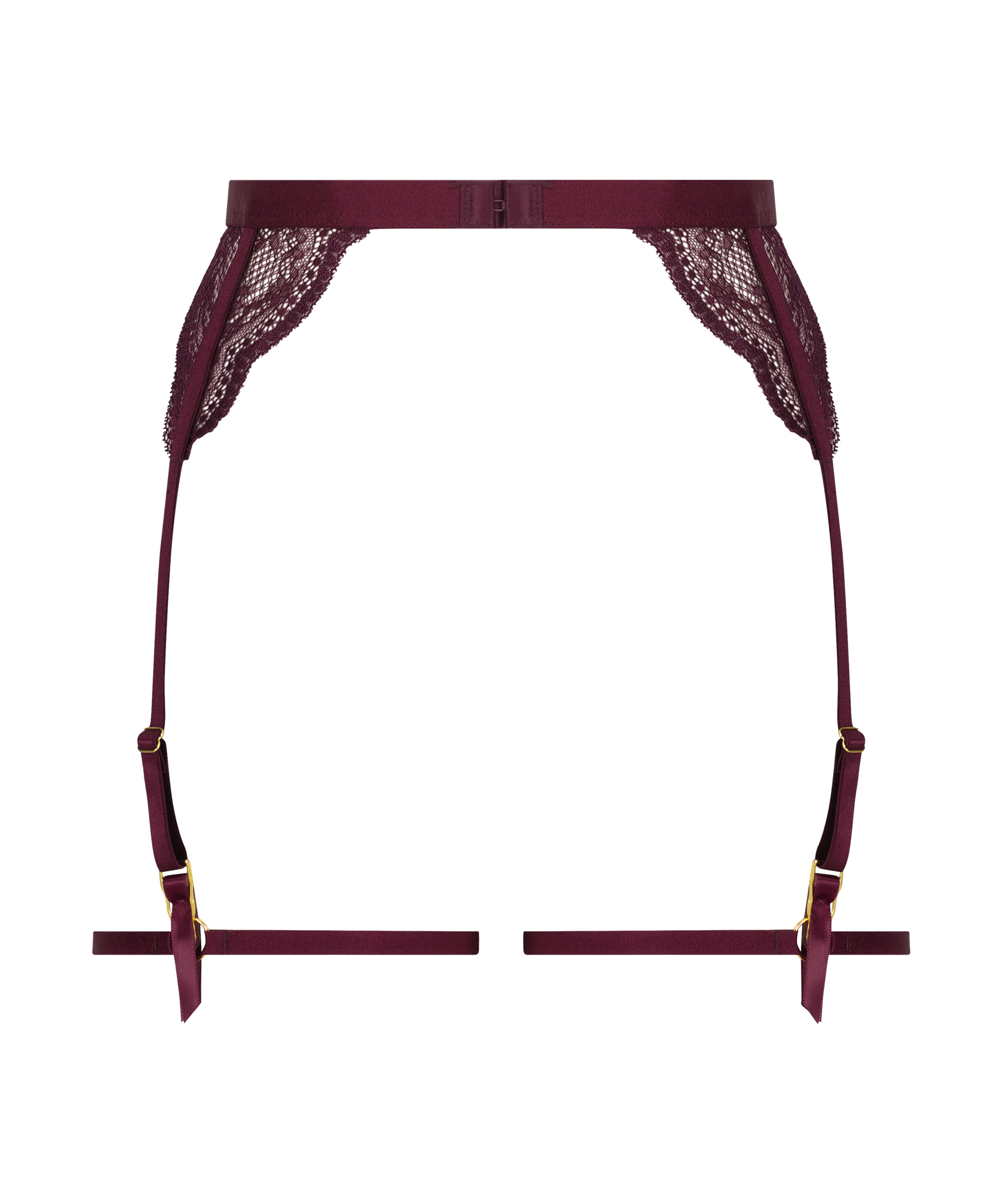 Porte-jarretelles Isabelle, Violet, main