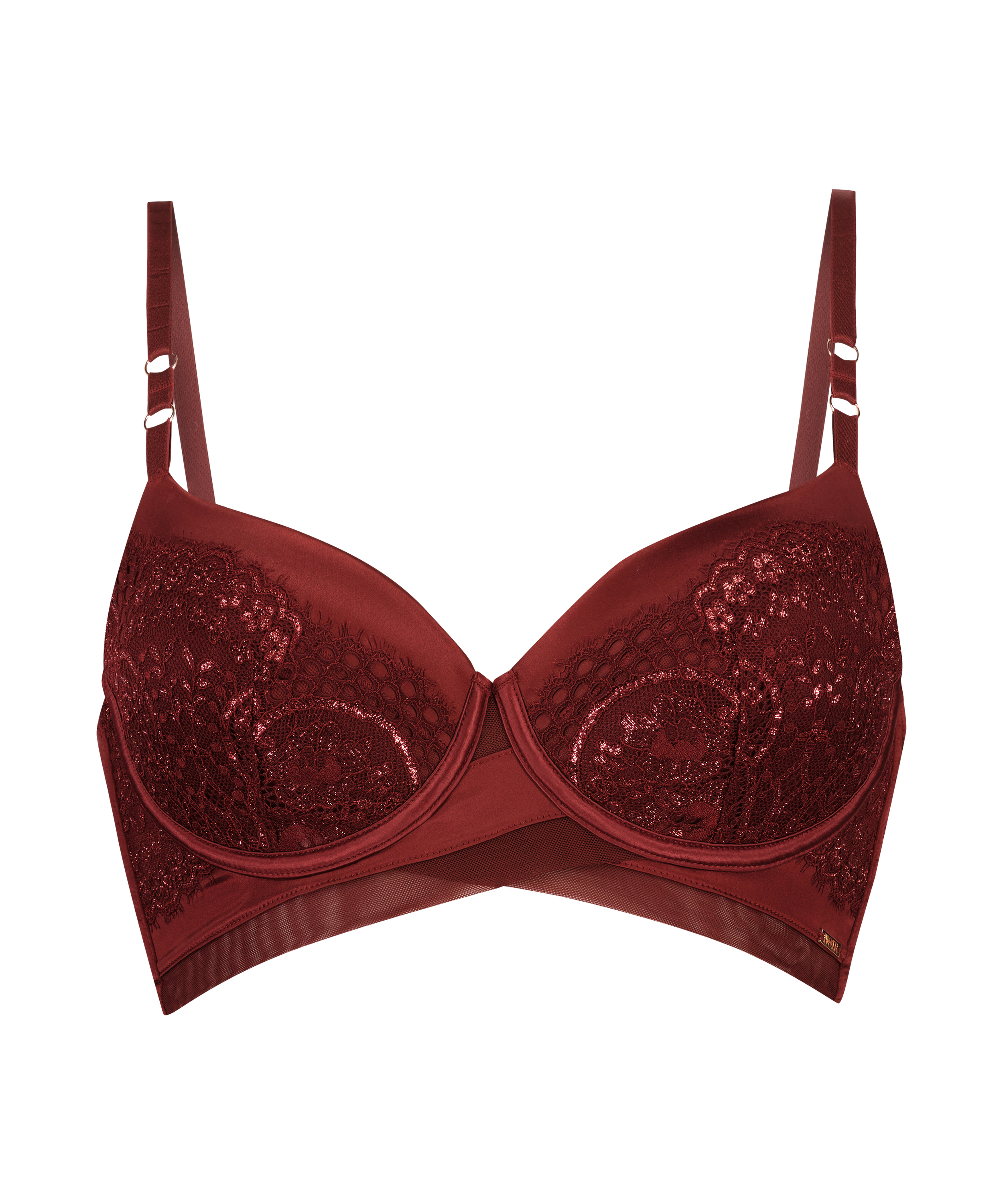 Soutien-gorge à armatures préformé Lara, Rouge, main