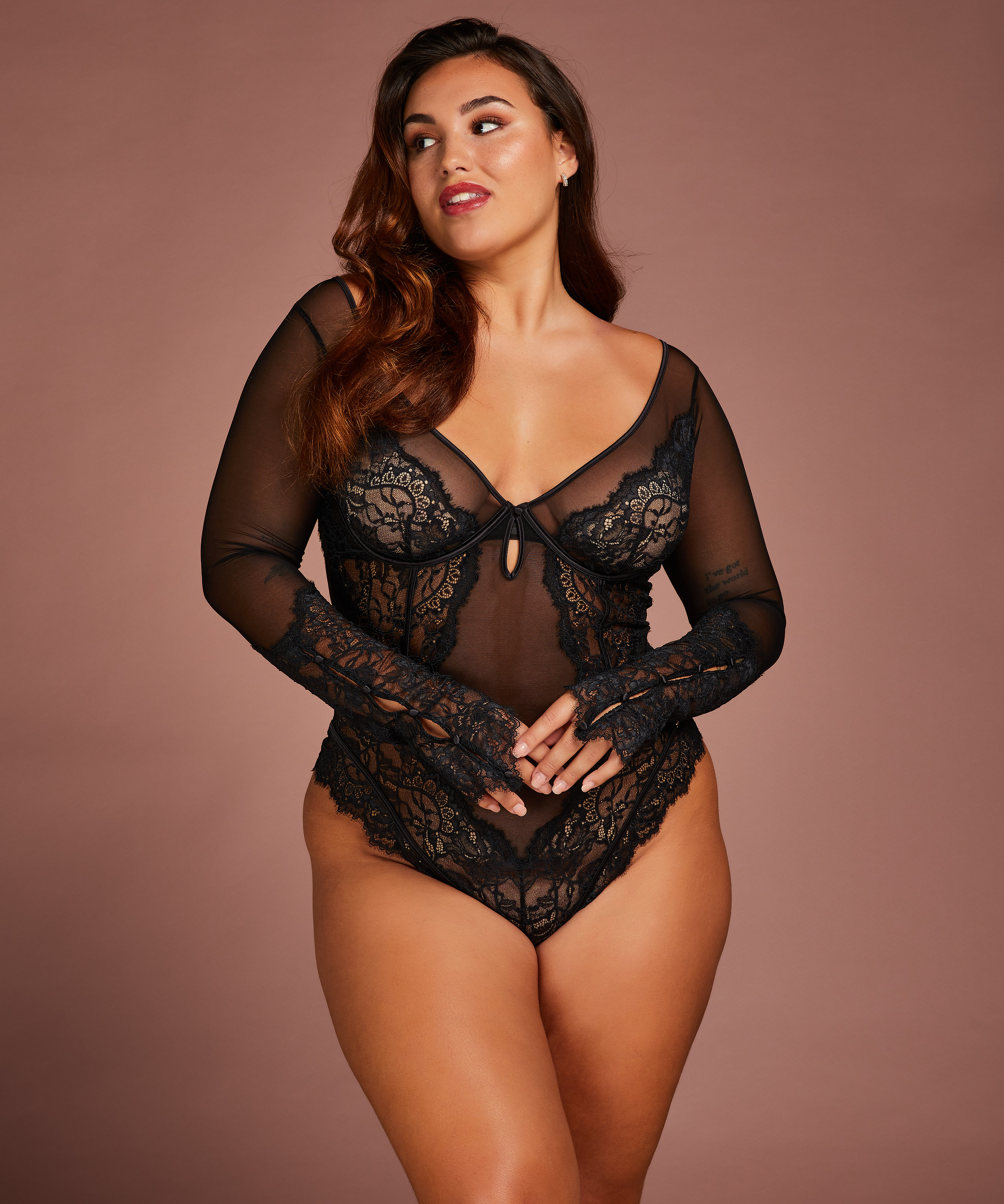 Body Cecile, Noir, main