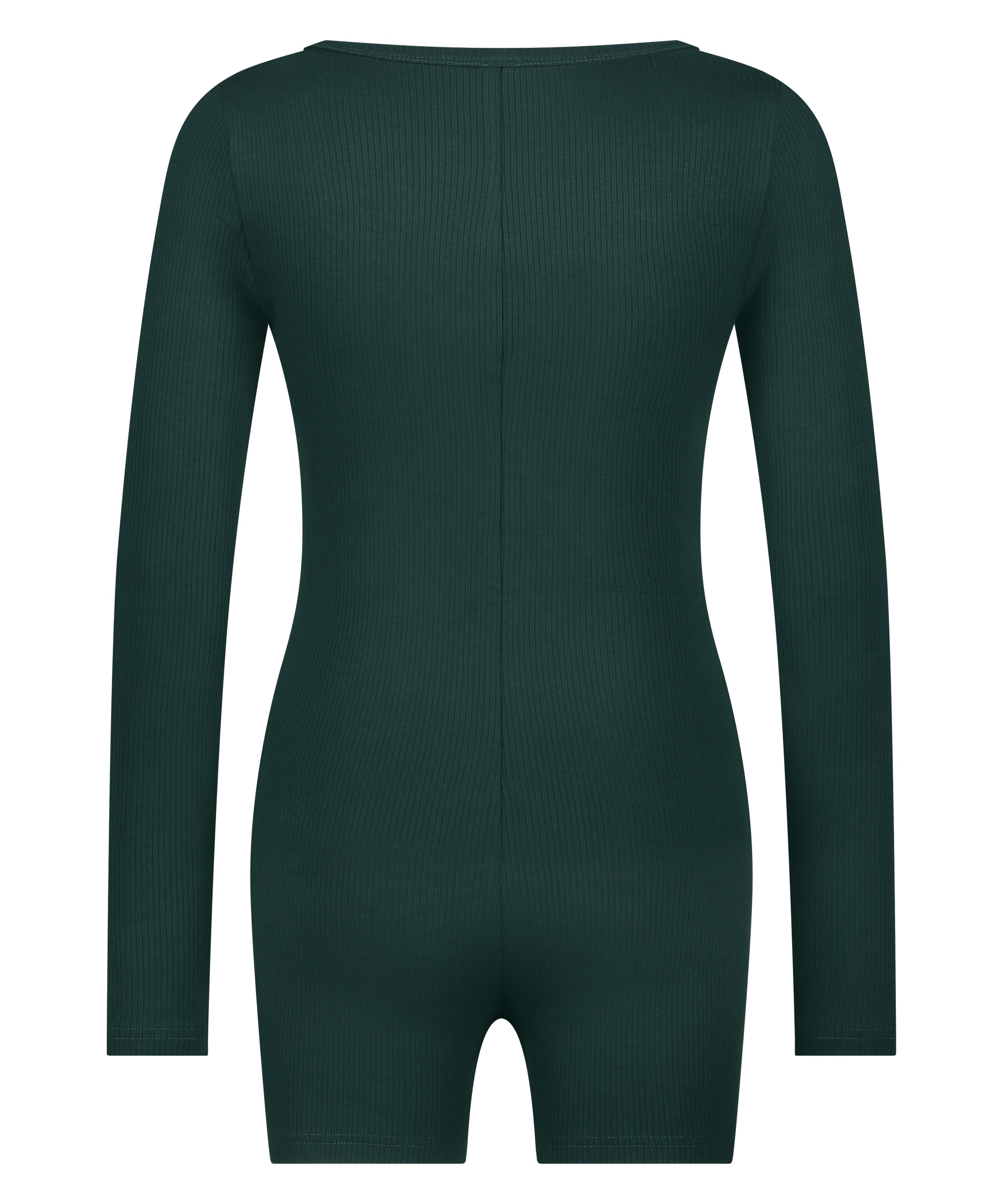 Grenouillère courte brossée, Vert, main