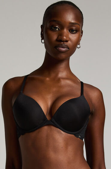 Hunkemöller Soutien-gorge a armatures preforme push-up Angie Noir