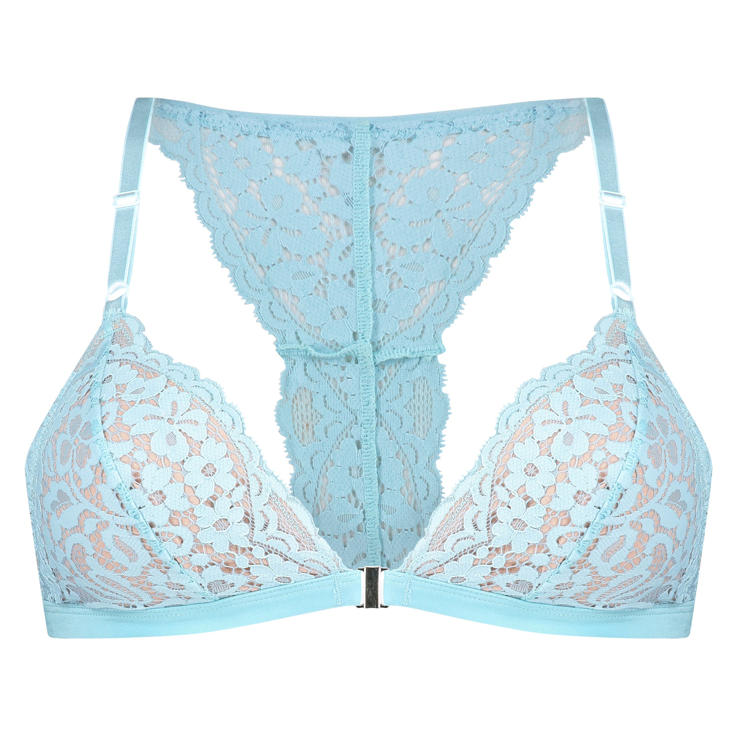 Préformé triangle brassière Marina, Bleu, main