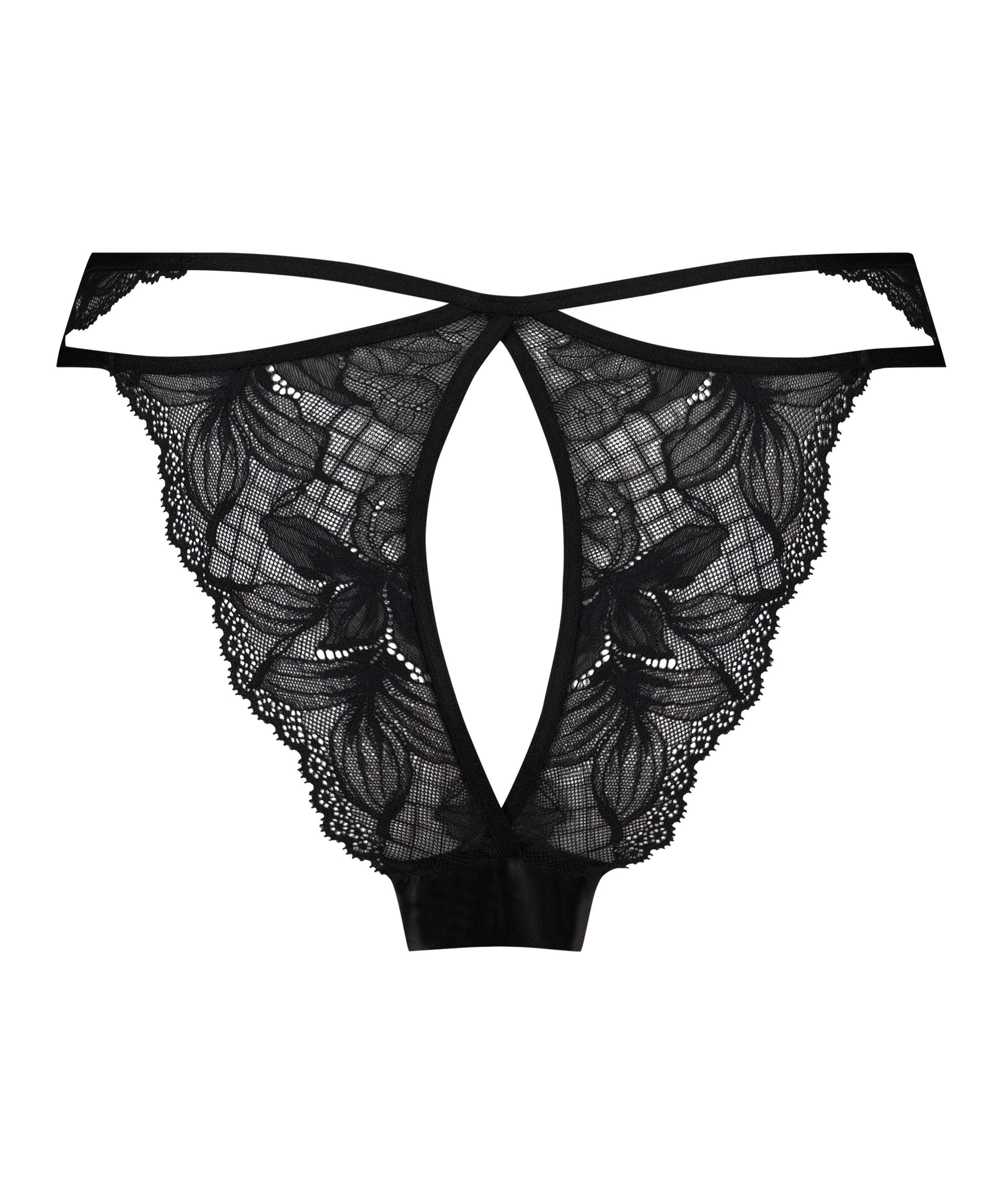 Slip brésilien Chayna, Noir, main