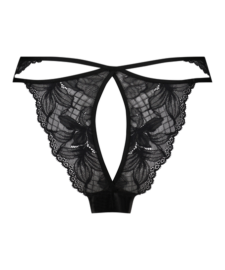 Slip brésilien Chayna, Noir