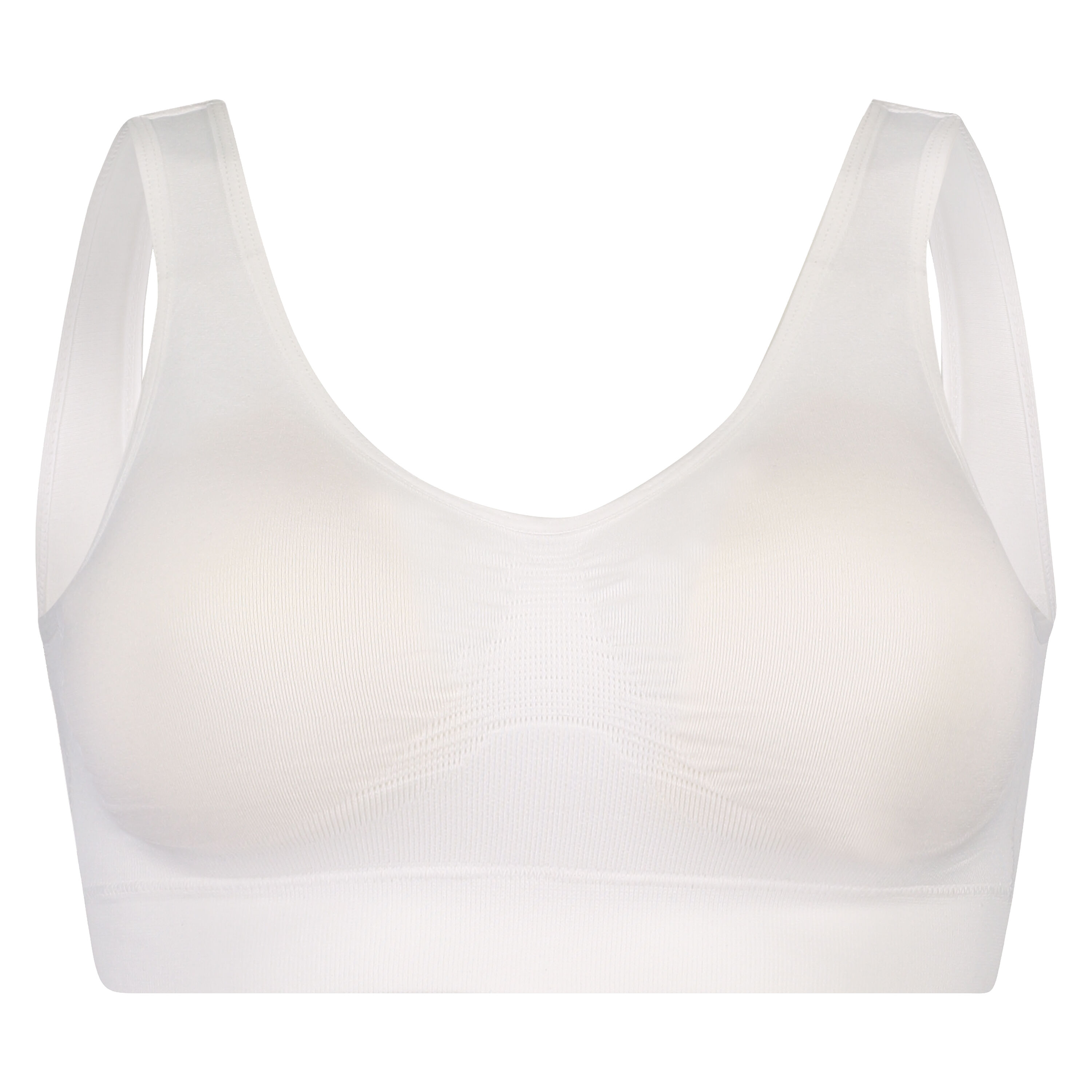 Top basic sans coutures, Blanc
