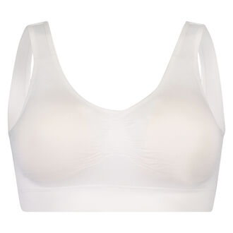 Top basic sans coutures, Blanc