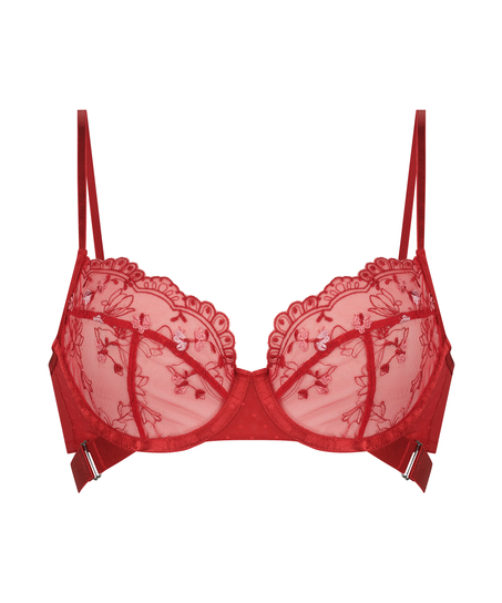 Soutien-gorge à armatures non-préformé Violet, Rouge