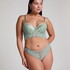 Soutien-gorge à armatures préformé longline Ingrid, Vert
