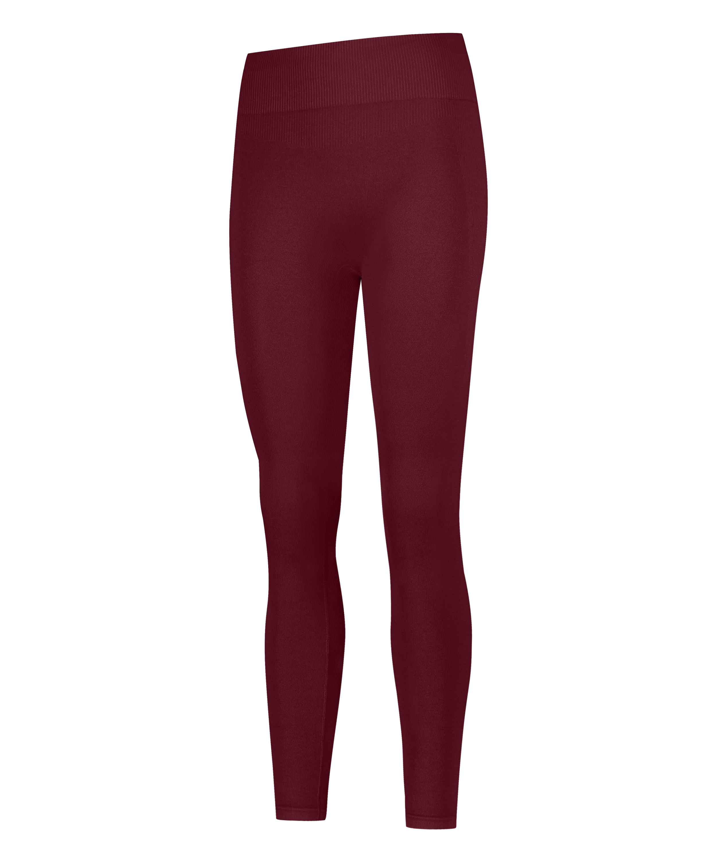 Legging de sport sans coutures taille haute HKMX, Rouge, main