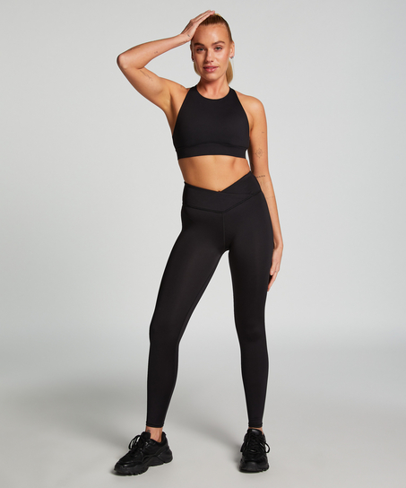 HKMX Brassière de sport de niveau 1, Noir