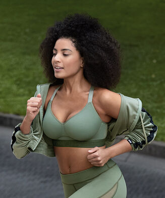 HKMX Soutien-gorge de sport The All Star Maintien niveau 2, Vert