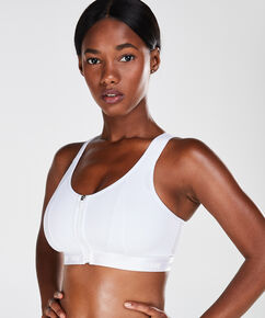 Soutien-gorge de sport HKMX The Pro Maintien niveau 3, Blanc