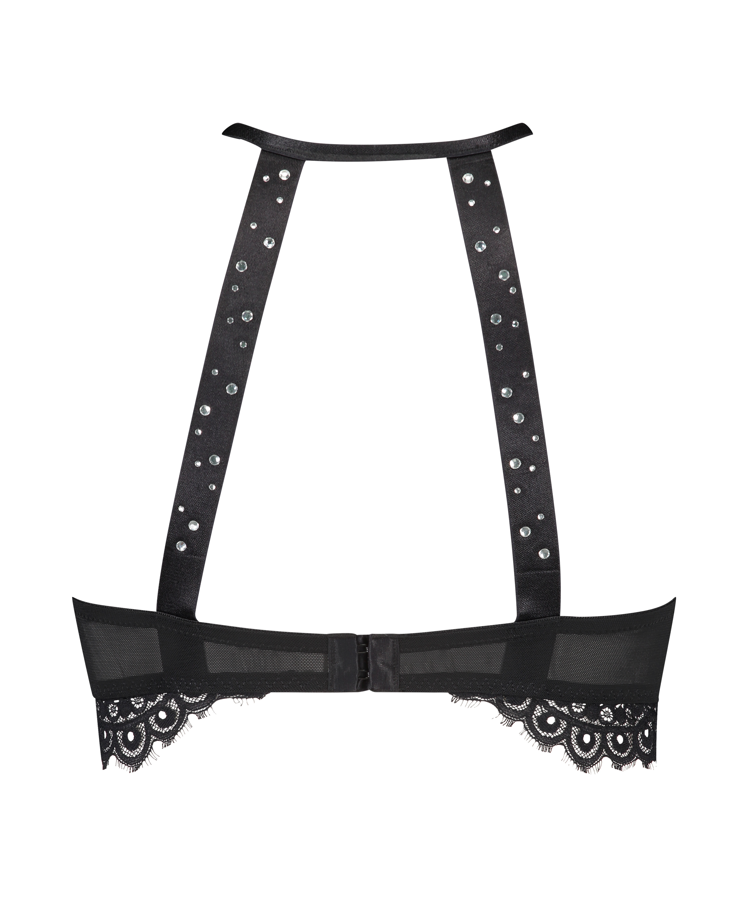 Soutien-gorge long rembourr&eacute; &agrave; armatures Grace, Noir, main