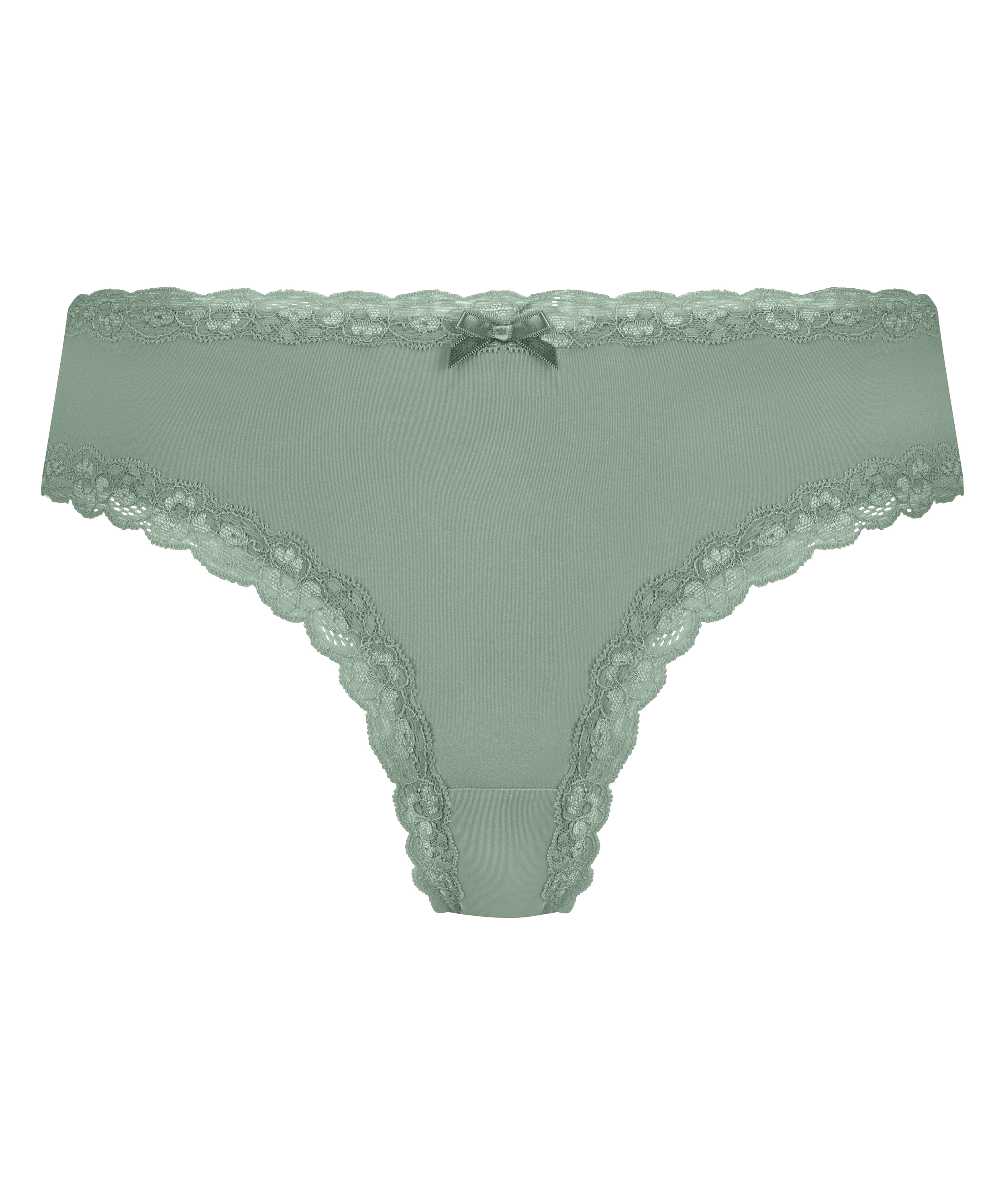 Slip brésilien V-shape Mesh, Vert, main