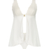 Babydoll Satin Mariah, Blanc