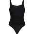 Maillot de bain Scallop, Noir